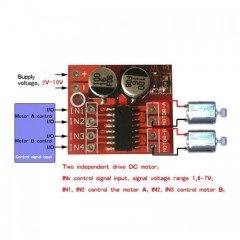 Mini L298N Motor Sürücü Modül