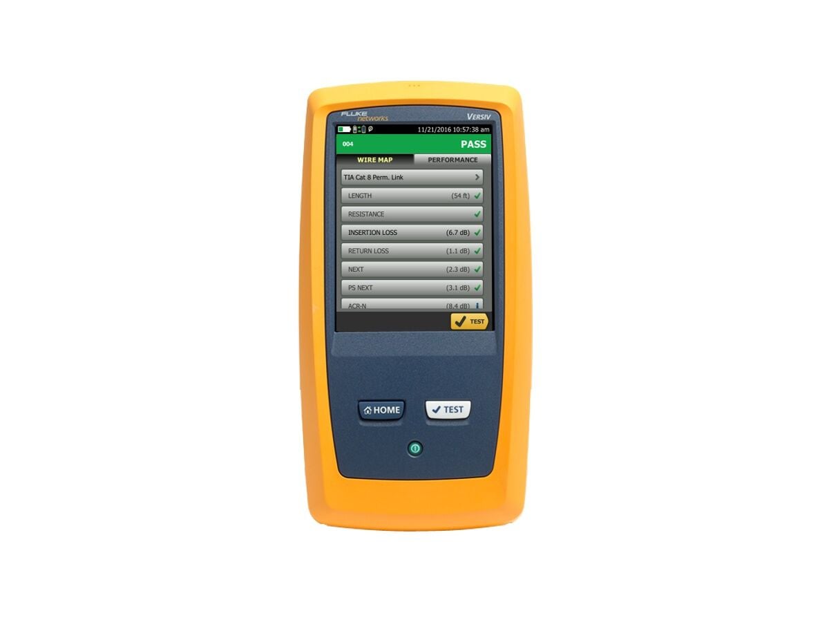 Fluke Networks DSX2-5000 INT Kablo Analizörü ve Sertifikasyon Cihazı