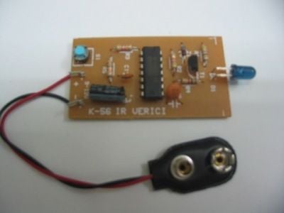 K56 Monteli Infra Red Uzaktan Kumanda Vericisi 9 - 12V