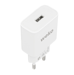 Weko WK-21436 2.1 Amper Telefon Şarj Adaptörü + Micro USB Kablo