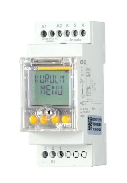 MCB-120 0.1-9999 sn/dk Çok Fonksiyonlu Zaman Rölesi