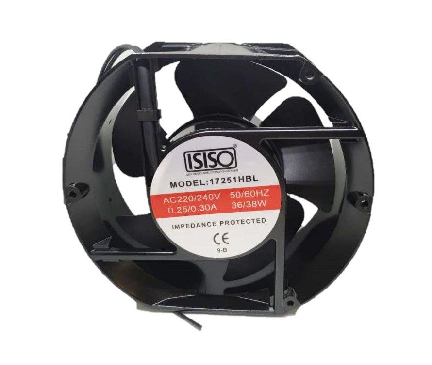 ISISO 17251HBL 220v Ac 170x150x51mm Fan