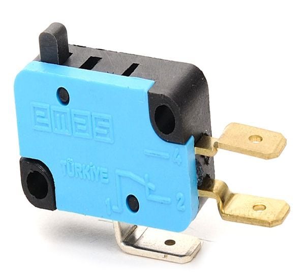 MK1PUP1 Mikro Switch İnce Kısa Plastik Pimli