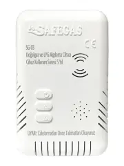 Safegas SG-03 220V Gaz Alarm Dedektörü – 85 dB