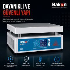 Bakon BK946 Ön Isıtma İstasyonu 600W Profesyonel PCB Isıtıcı