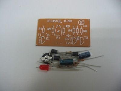 K43 Montesiz Flaşör Devresi ( 1 LED'li Frekans  Ayarlı )