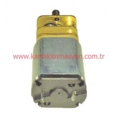 6V 1.000RPM Çap 15mm Redüktörlü Motor