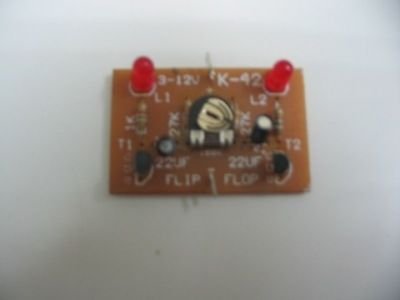 K42 Monteli Flip Flop Devresi ( 2 LED'li Frekans Ayarlı )