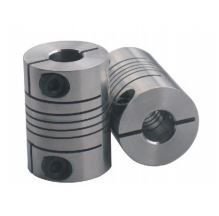 8-8mm Delik, 20mm Gövde Çaplı 28mm Uzunlukta Alüminyum Sıkmalı/Kelepçeli Kaplin