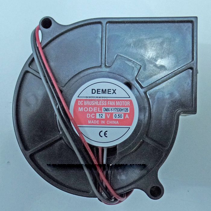 Salyangoz Fan 75x75x30mm 12Vdc 0.50a 3 Kablolu