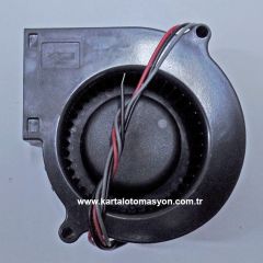 Salyangoz Fan 75x75x30mm 12Vdc 0.50a 3 Kablolu