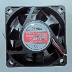 Fan 60x60x25mm 12Vdc 0.20a 3 Kablolu