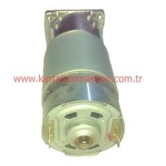 12V 150RPM Çap 42mm Redüktörlü Motor