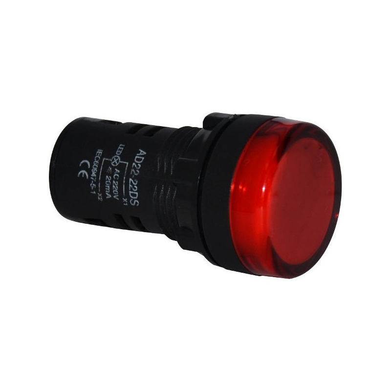 22 DS-220v 220VDC 22mm Sinyal Lambası