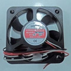 Fan 50x50x10mm 12Vdc 0.10a 3 Kablolu