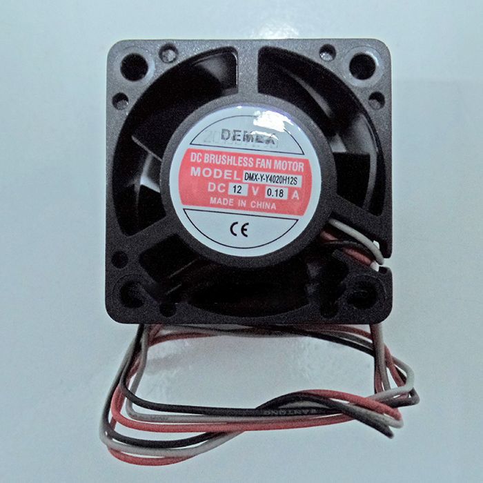 Fan 40x40x20mm 12Vdc 0.18a 3 Kablolu