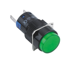 16mm Plastik Sinyal Lambası LAS1-AY-D