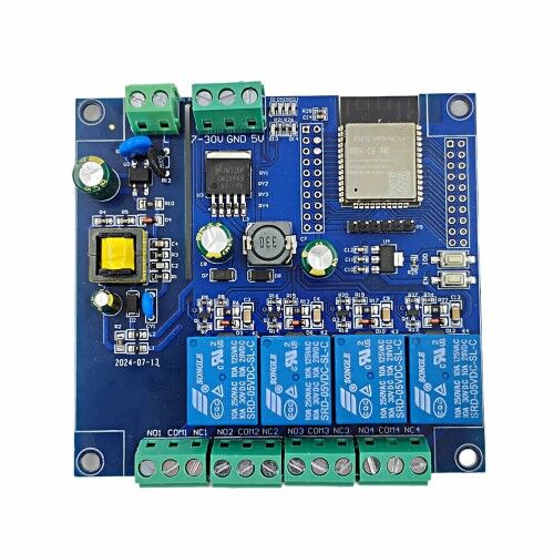 ESP32 Röle Kartı 4 Kanal WiFi Bluetooth Akıllı Ev IoT Röle Modülü