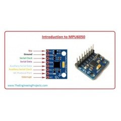 6 Eksen İvme ve Gyro Sensörü MPU6050
