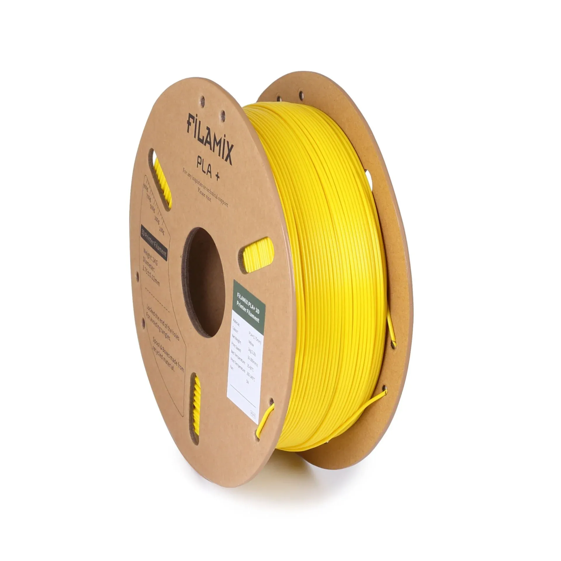 Filamix Filament PLA + 1.75mm 1 KG Plus Sarı
