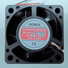Fan 40x40x20mm 5Vdc 0.35a 3 Kablolu