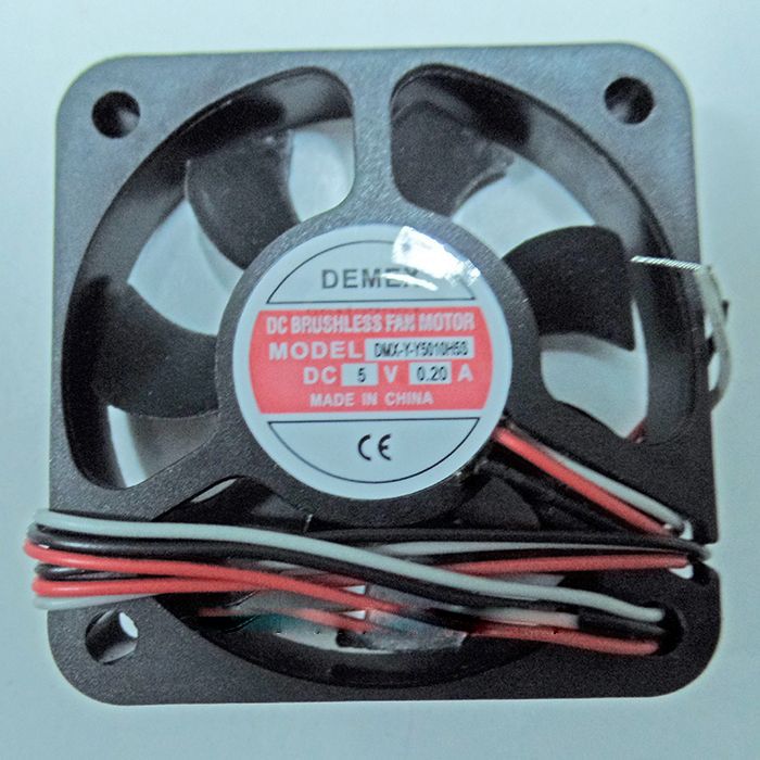 Fan 50x50x10mm 5Vdc 0.20a 3 Kablolu