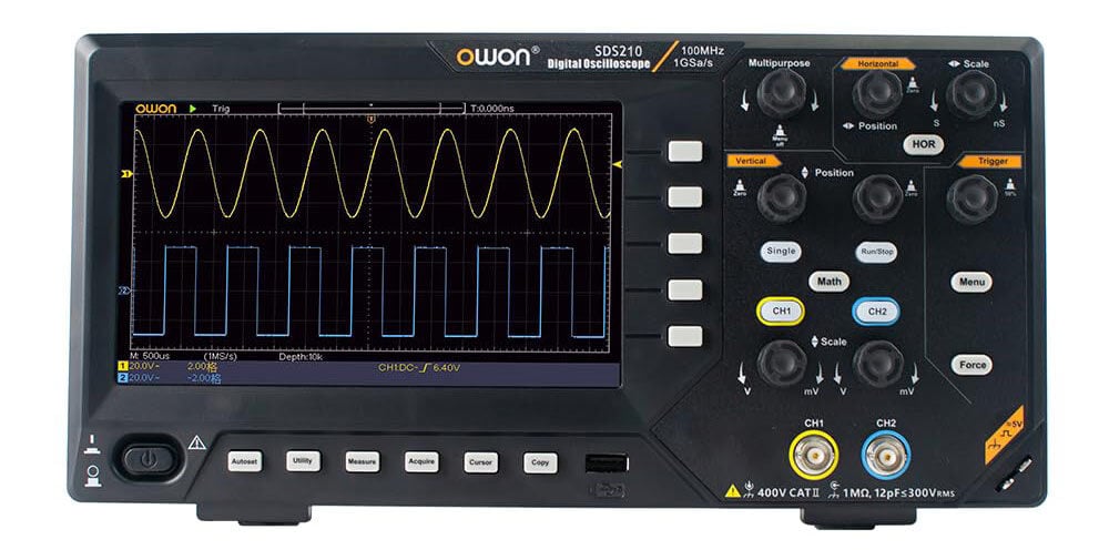 Owon SDS210 100 MHz 2 Kanal 1GS/s Dijital Osiloskop