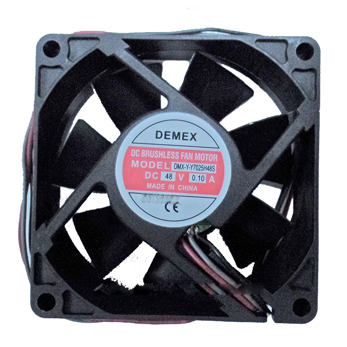 Fan 70x70x25mm 48Vdc 0.10a 3 Kablolu