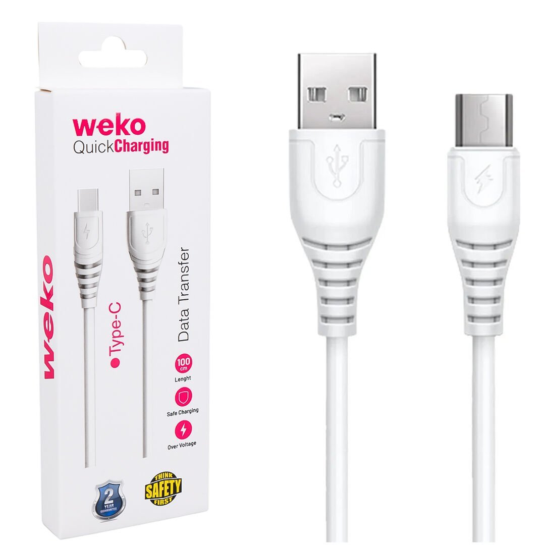 WEKO WK-22018 USB to Type-C 1 Metre Şarj Kablosu