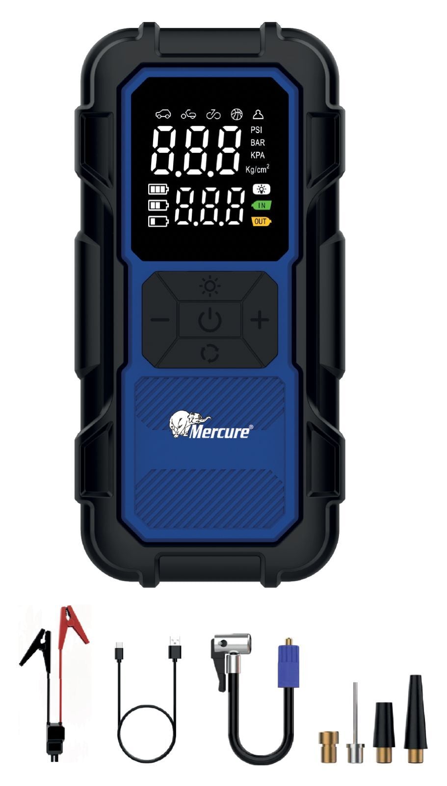 MERCURE Akü Takviye & Lastik Şişirme Şarjlı