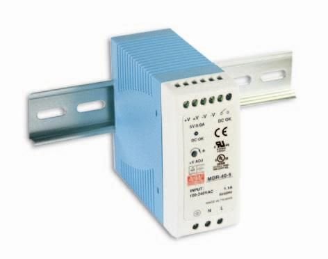40W 12V 3.33A 85-264V MDR Minyatür Ray Montaj Güç Kaynağı