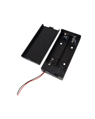 İkili Pil Yuvası Kapaklı Swiçli