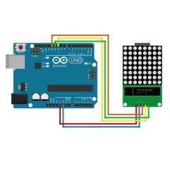 MAX7219 Nokta Led Matris Modülü