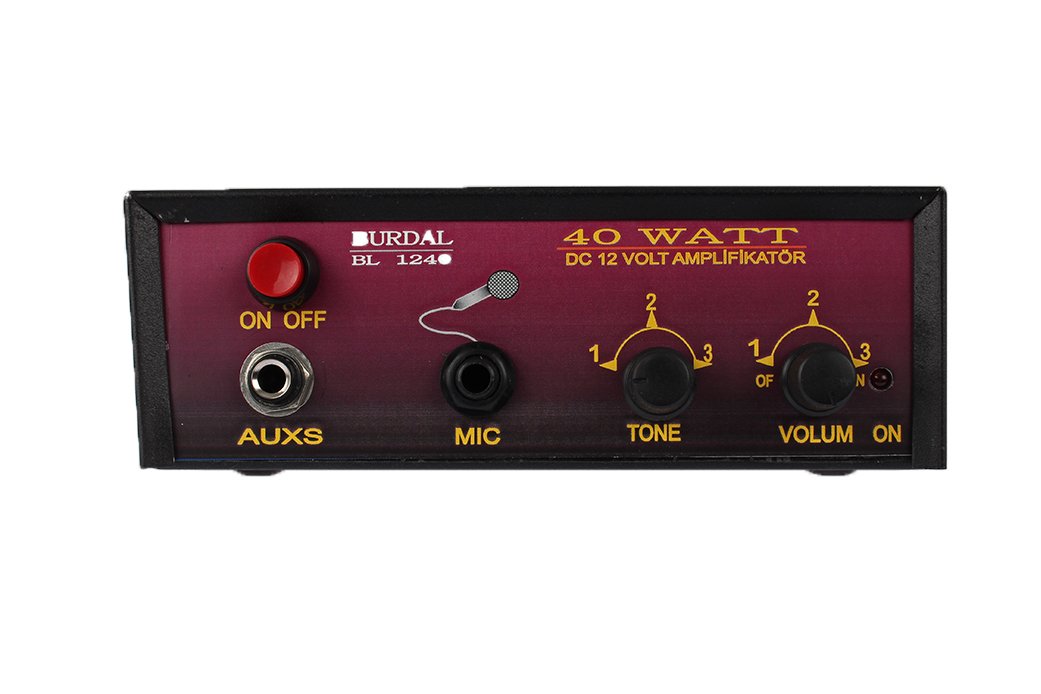Burdal BL 1240 Taşınabilir 12v 40W Pazarcı Amfisi