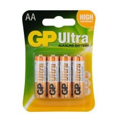 GP Ultra Alkalin 4'lü  AA Boy Kalem Pil GP15AU-2U4
