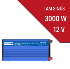 Lexron 3000W-12V TAM SİNÜS İNVERTER