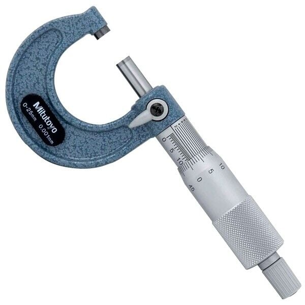Mitutoyo 103-129 Mekanik Dış Çap Mikrometresi 0-25 mm