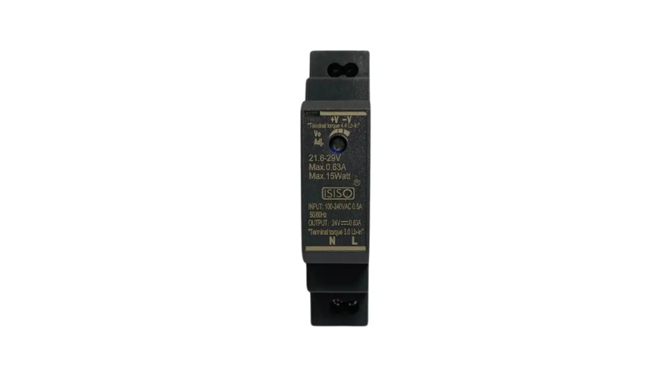 IHDR-15-24 DIN Ray Tipi Güç Kaynağı – 24 VDC | 0,7 A | 15 W