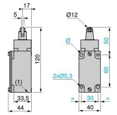 XCKJ167 Makaralı Pimli Limit Siviç