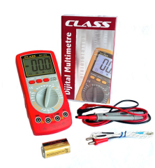 Class MY-62L Dijital Multimetre Ölçü Aleti Işıklı LCD Ekran