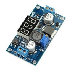 Voltmetreli LM2596 Ayarlı Power Modül