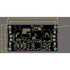 Voltmetreli LM2596 Ayarlı Power Modül