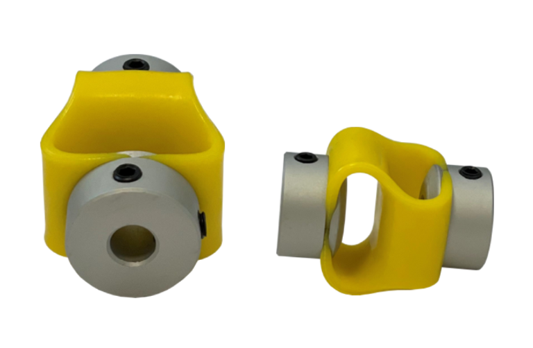 10-10mm Delik, D30 L-40 Uzunlukta Alüminyum Esnek Kaplin