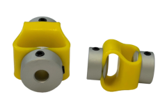 10-10mm Delik, D30 L-40 Uzunlukta Alüminyum Esnek Kaplin