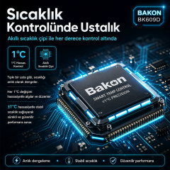 Bakon BK609D 90W Dijital Ekranlı Kalem Havya