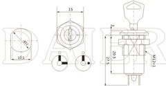 IC-195 Anahtarlı Switch 0-1 11.30mm