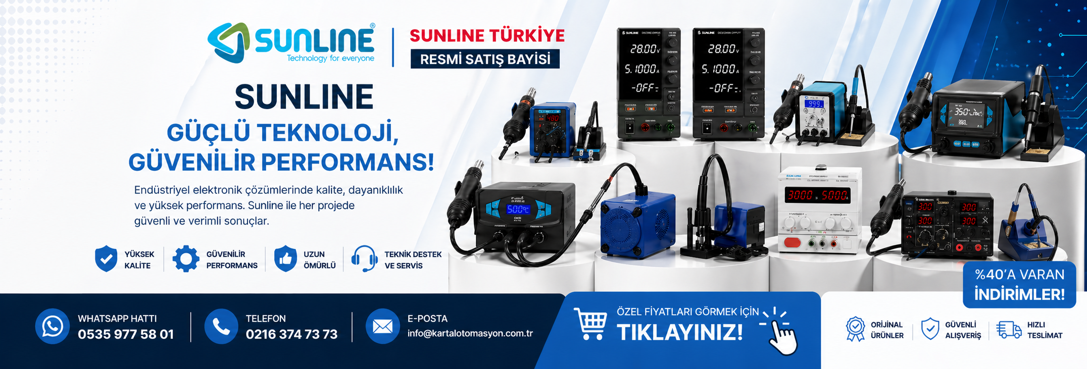 SUNLINE | Profesyonel Lehimleme ve Güç Kaynağı Çözümleri