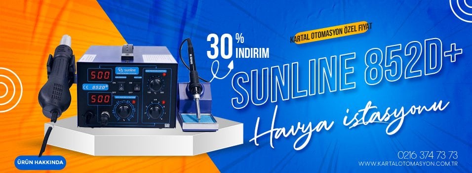 Sunline 852d+ Havya İstasyonunda Özel Fiyat ve 3 Yıl Garanti İmkanı