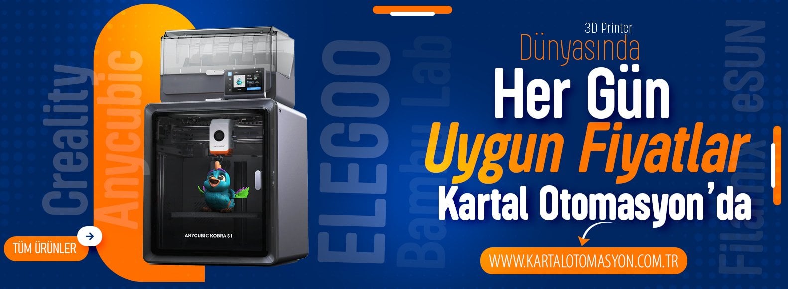 En Uygun Fiyatlarla Aynı Gün Kargo Seçenekli 3D Printer Ürünleri İçin Buraya Tıklayınız